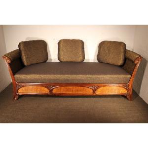 Art Nouveau Sofa By Louis Majorelle