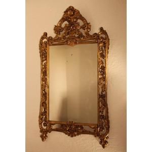 18th Century Golden Wood Mirror