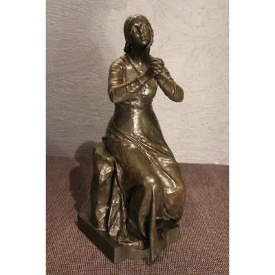 Jeanne D’arc En Bronze