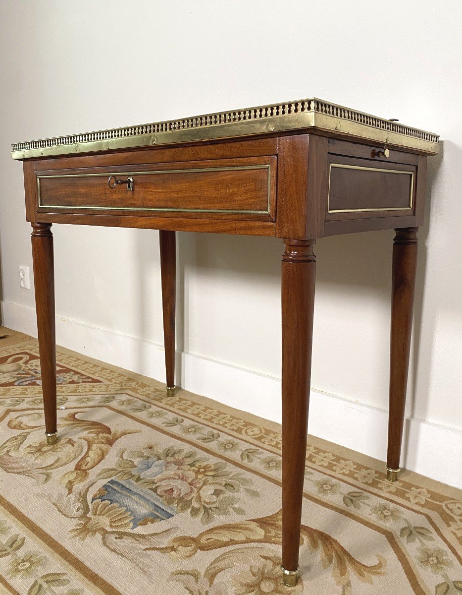 Small Louis XVI Game Table Desk-photo-6