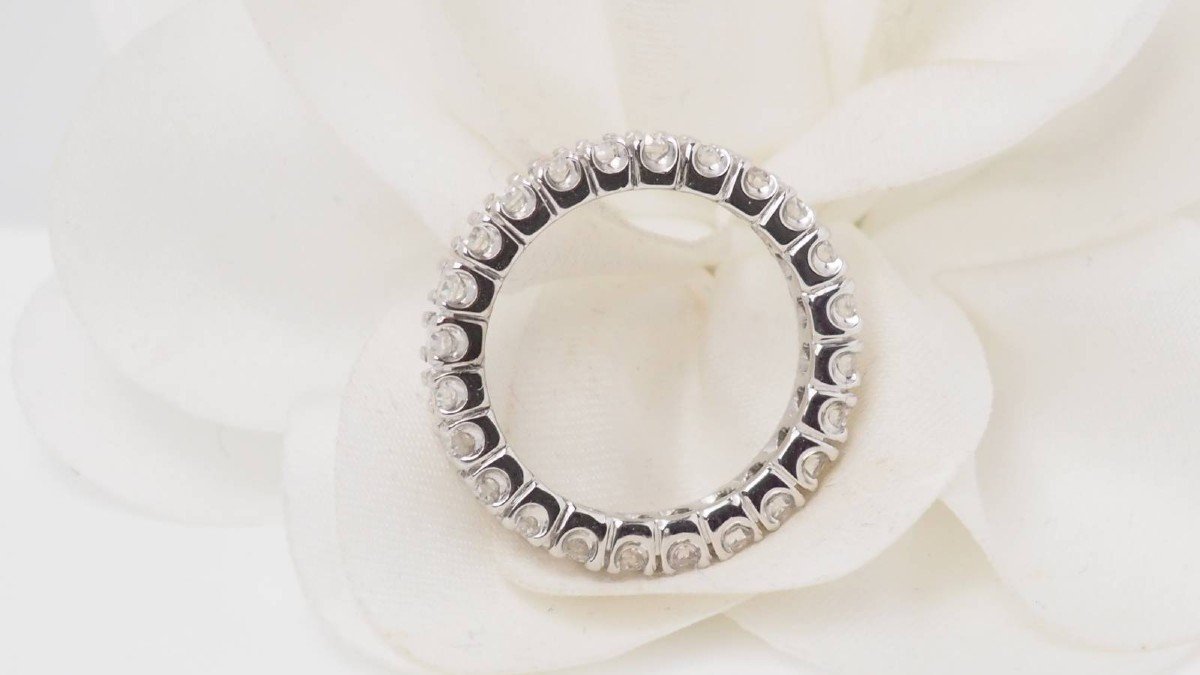 Full Ring Wedding Ring In White Gold And Diamonds-photo-1