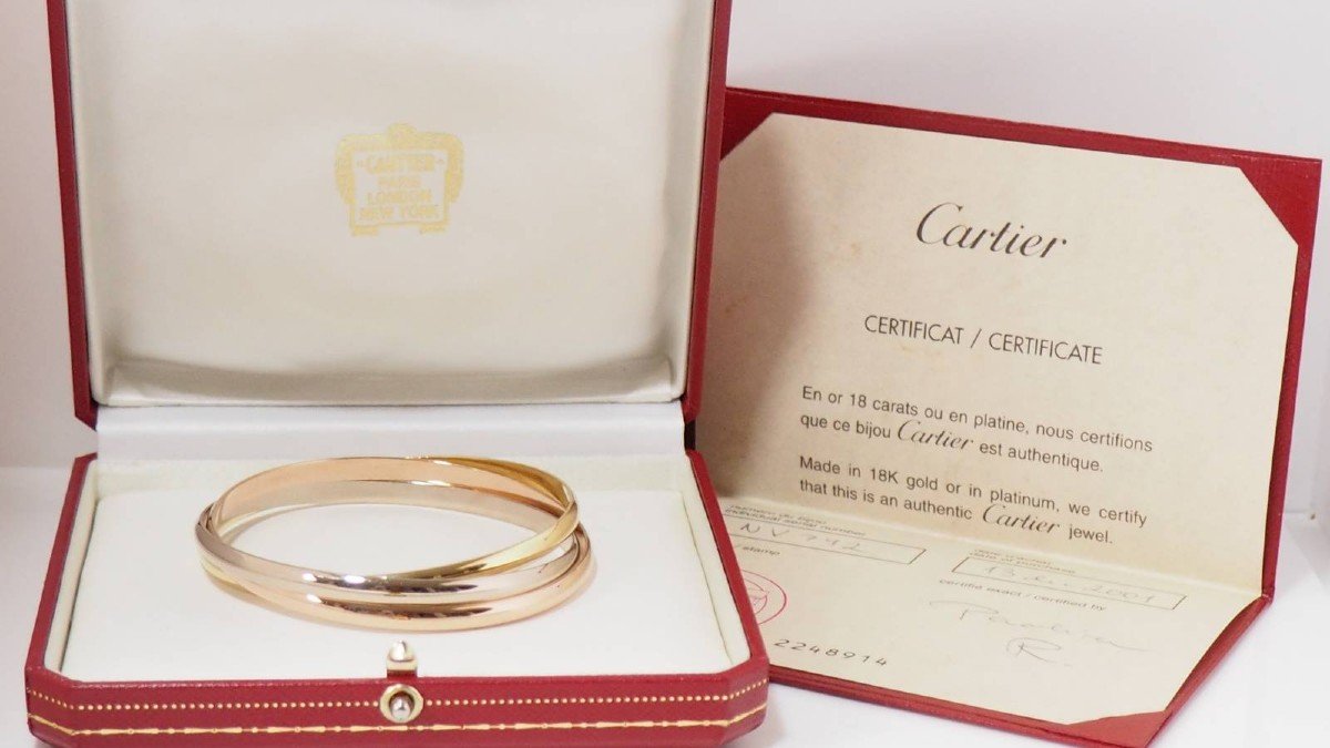 Trinity De Cartier Bracelet Three Golds-photo-3