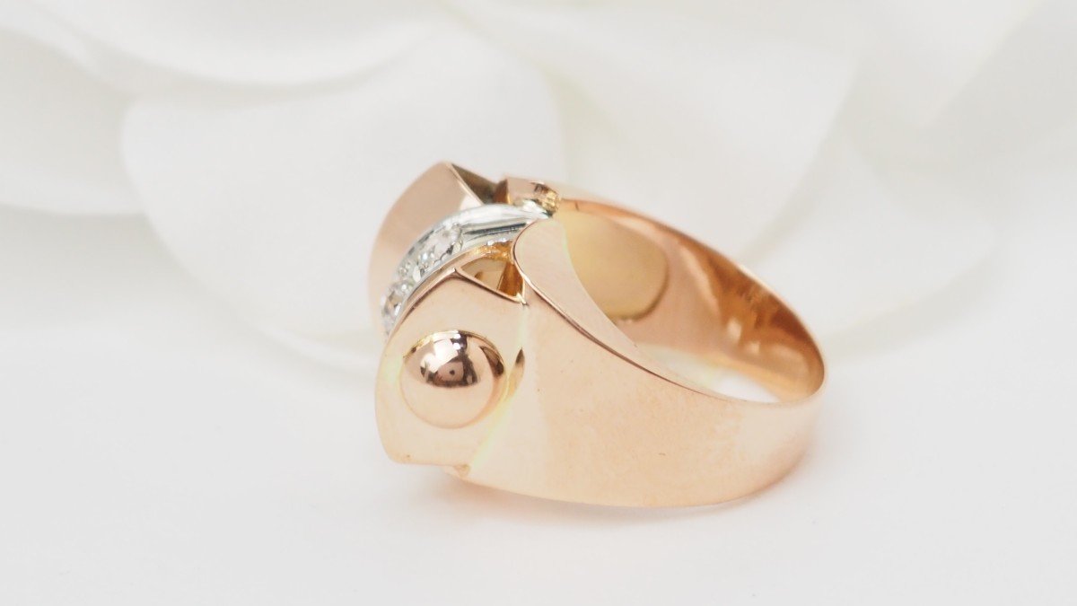 Tank Ring In Rose Gold And Diamonds-photo-1