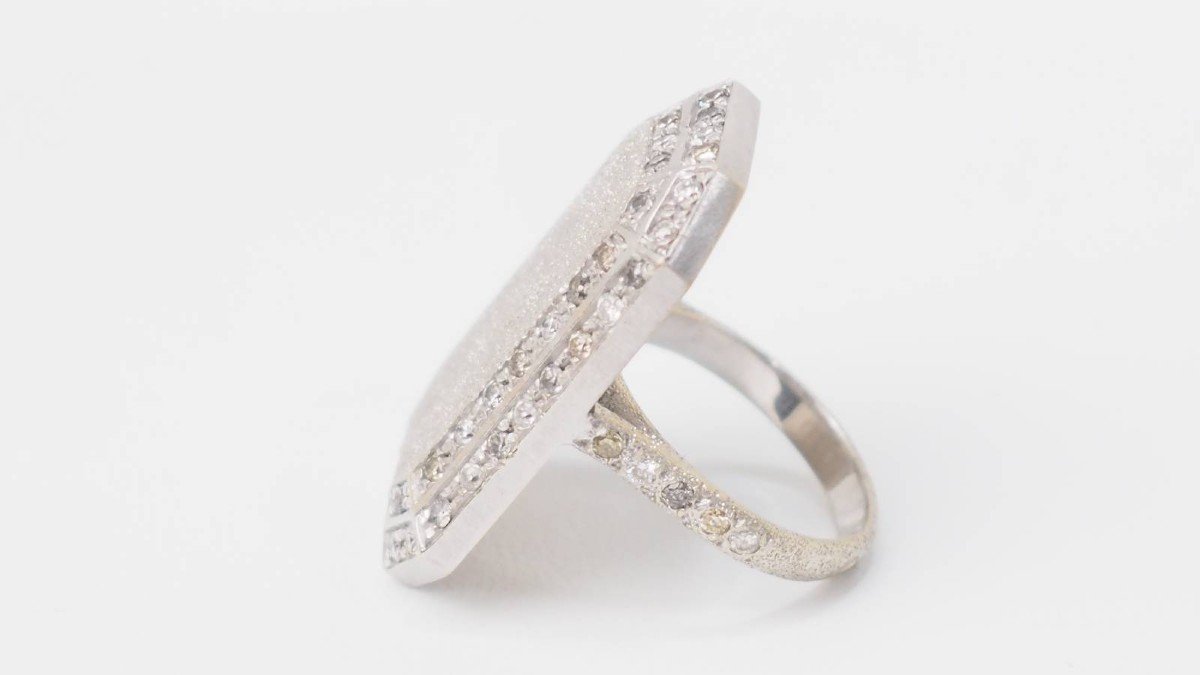 Carolina Bucci Ring In White Gold And Diamonds -photo-1