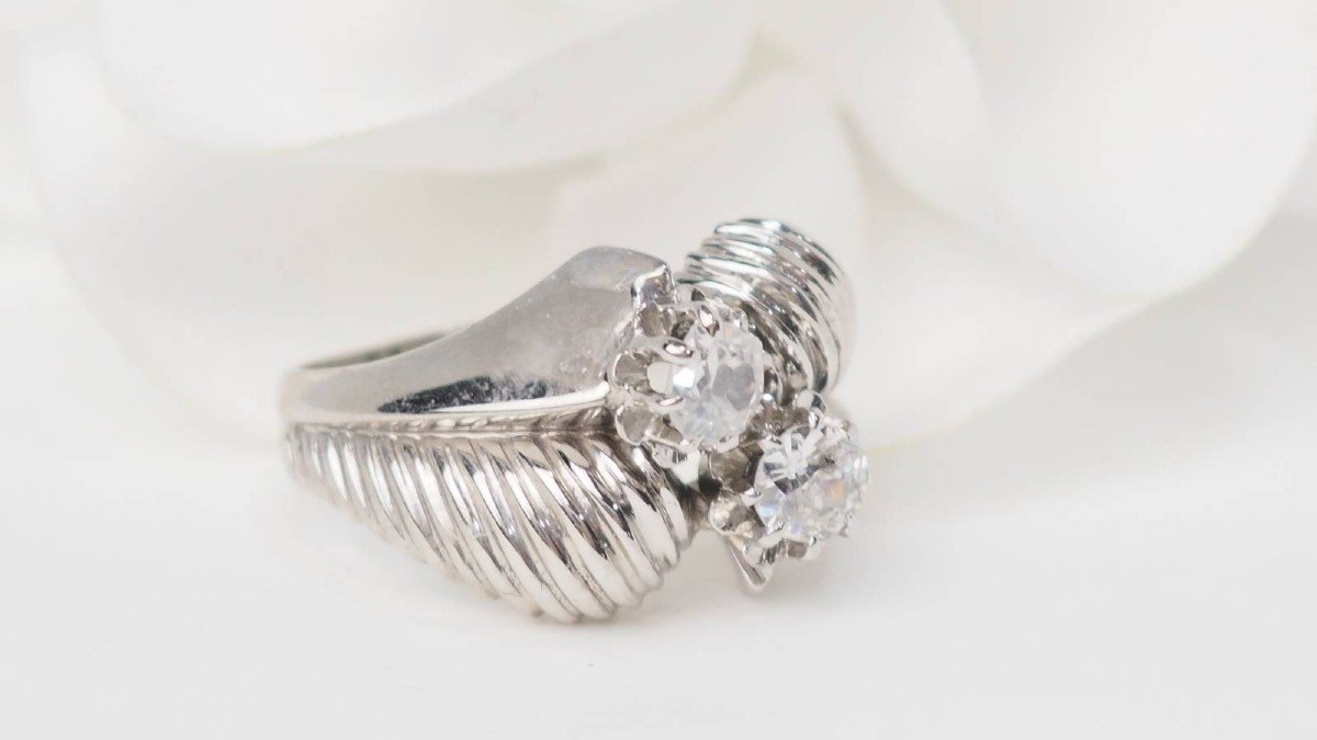 You And Me Ring In White Gold And Diamonds-photo-3