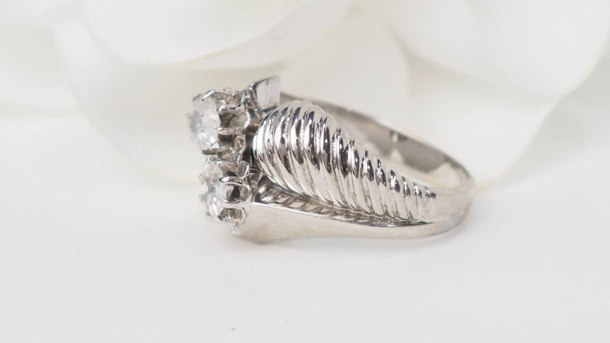 You And Me Ring In White Gold And Diamonds-photo-2