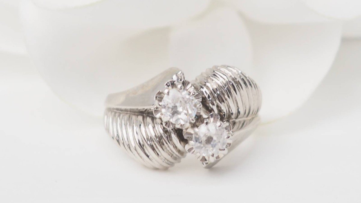 You And Me Ring In White Gold And Diamonds-photo-3