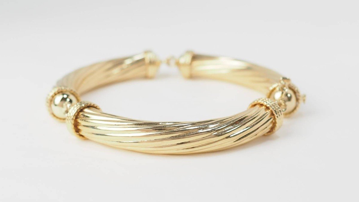 Yellow Gold Articulated Bracelet