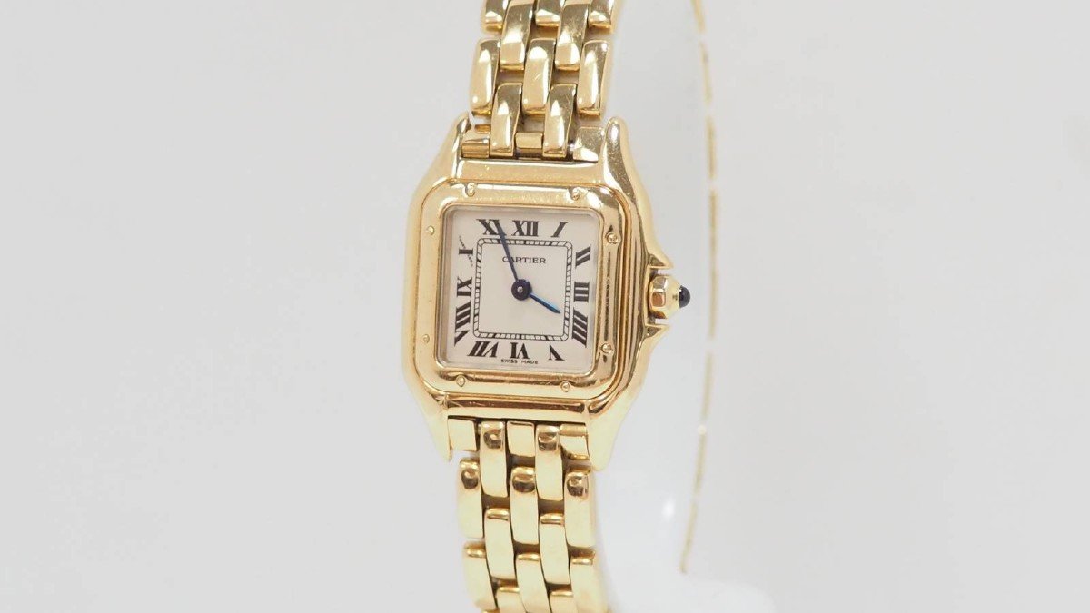 Cartier Panthere Watch In Yellow Gold-photo-2