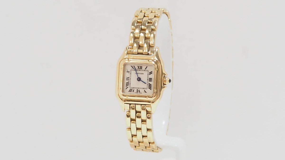 Cartier Panthere Watch In Yellow Gold-photo-4