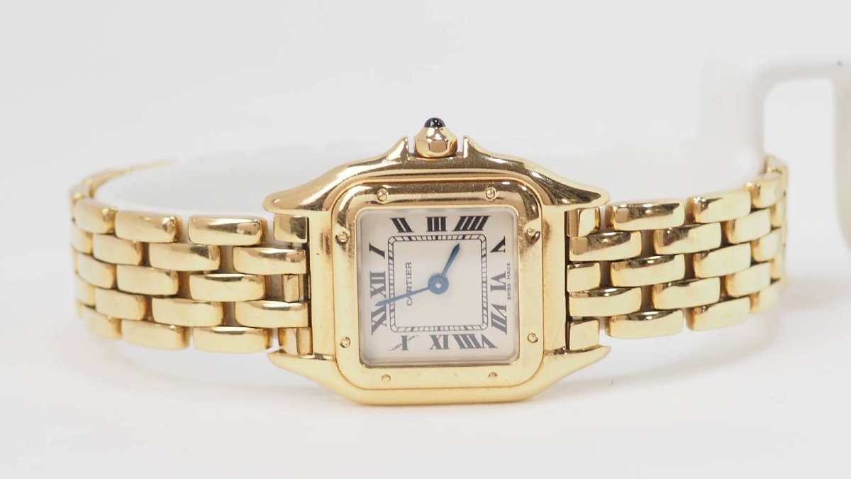 Cartier Panthere Watch In Yellow Gold-photo-1