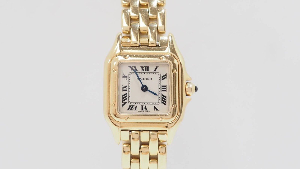 Cartier Panthere Watch In Yellow Gold-photo-2