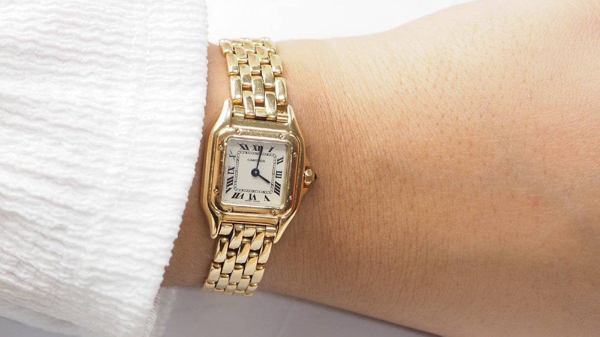 Cartier Panthere Watch In Yellow Gold-photo-5