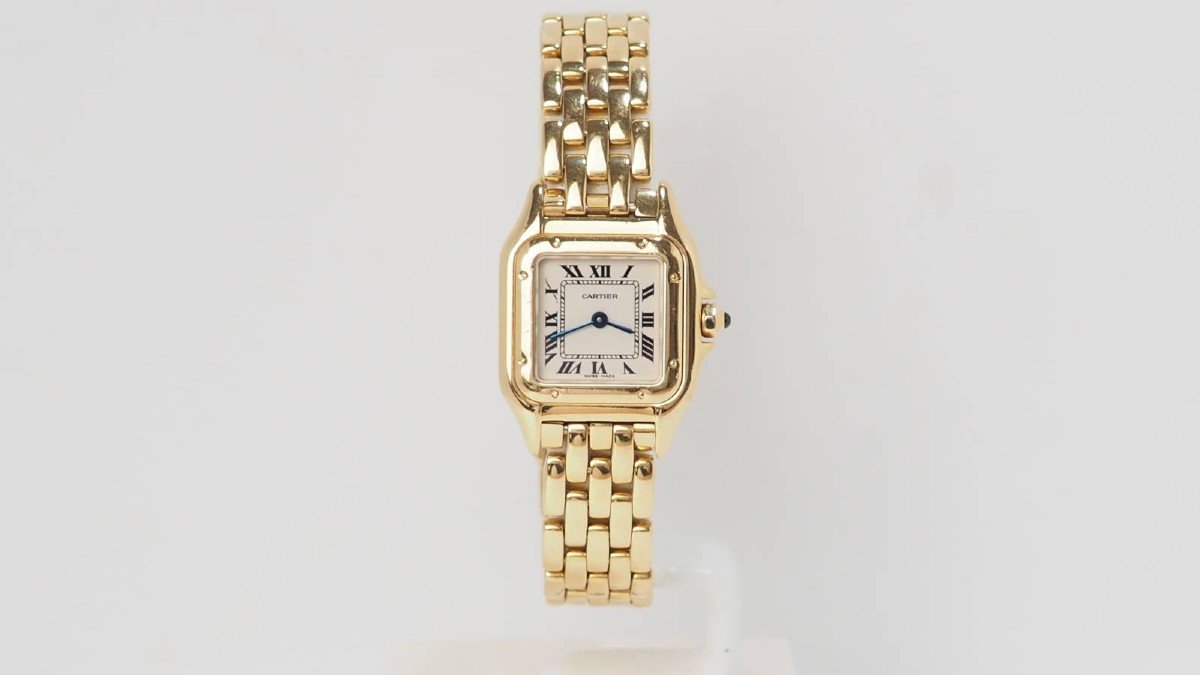 Cartier Panthere Watch In Yellow Gold