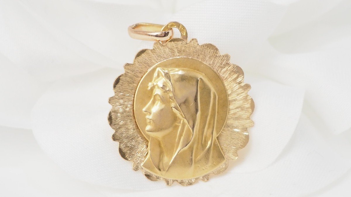 Pendentif Medaille De La Vierge Marie -photo-4