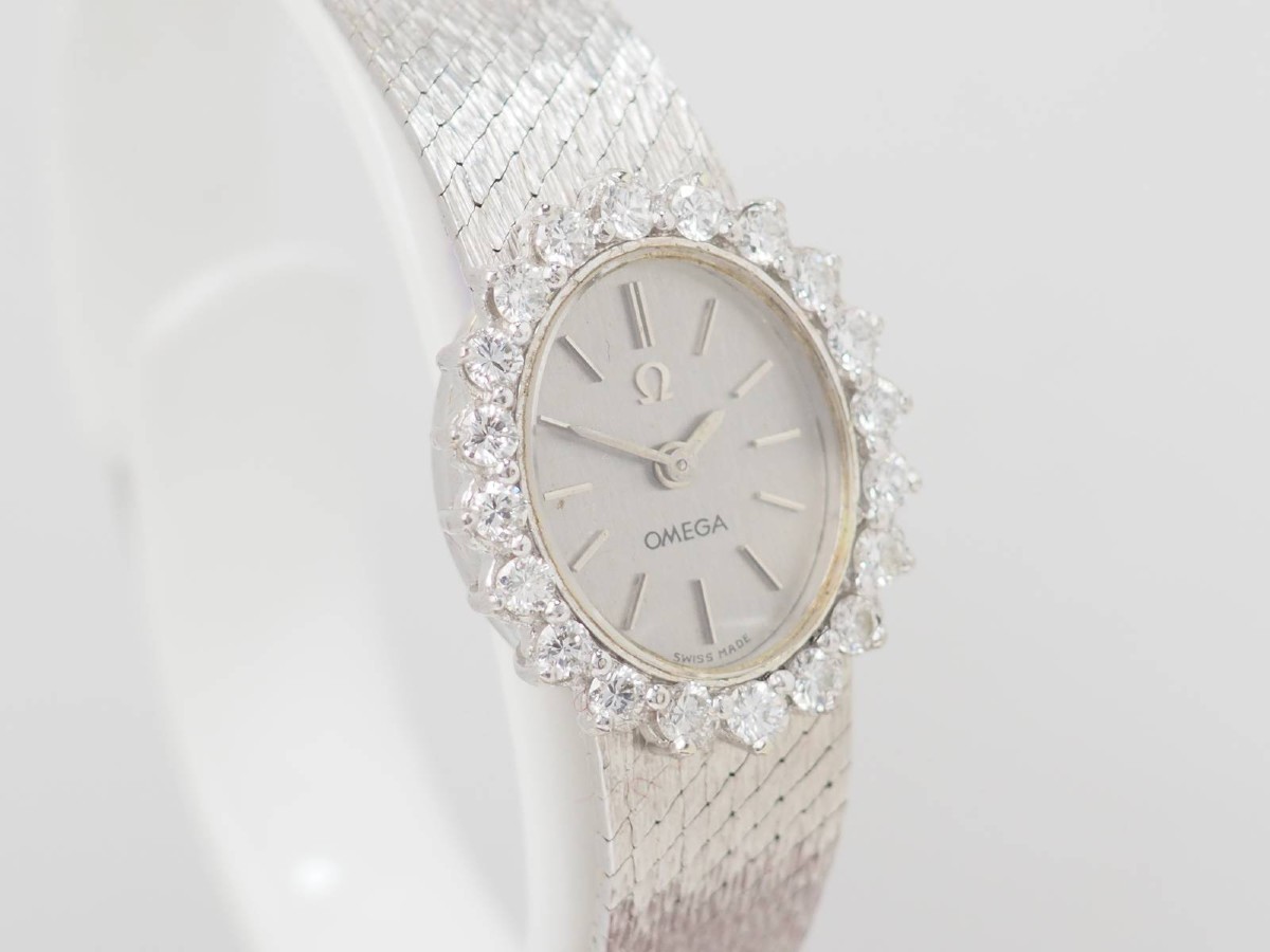 Omega Watch In White Gold And Diamonds-photo-1