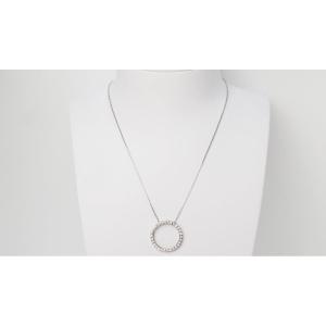 White Gold And Diamond Necklace