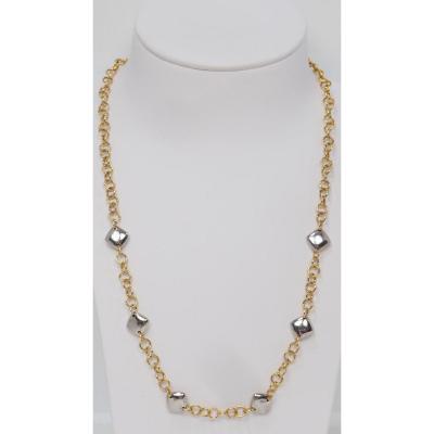 Collier En Or Bicolore