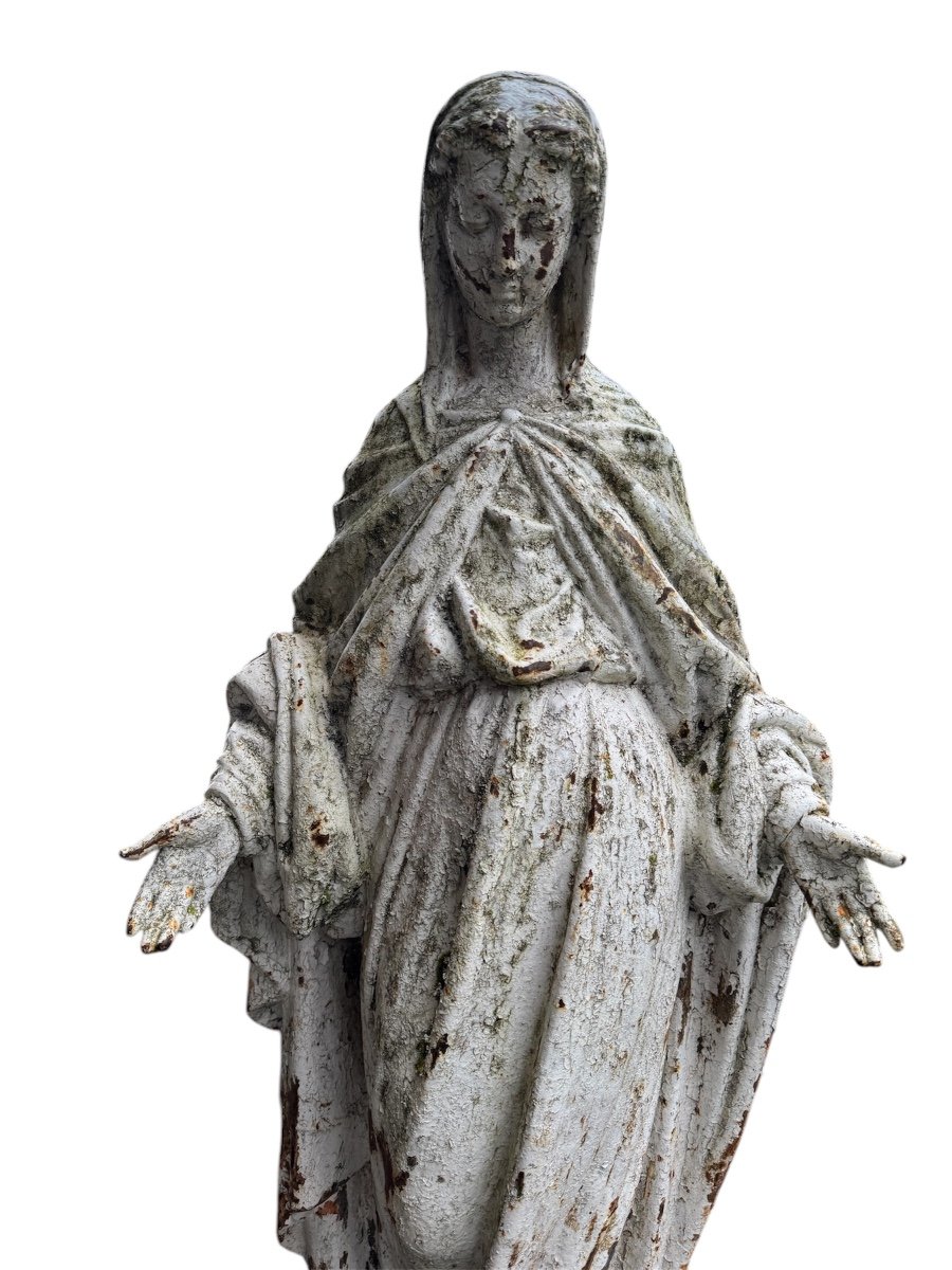 Virgin Mary Cast Iron -photo-2