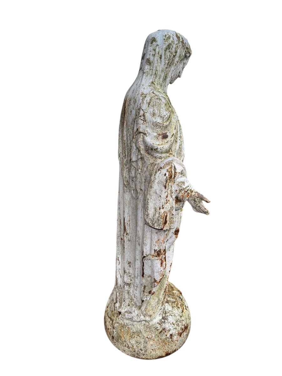 Virgin Mary Cast Iron -photo-2