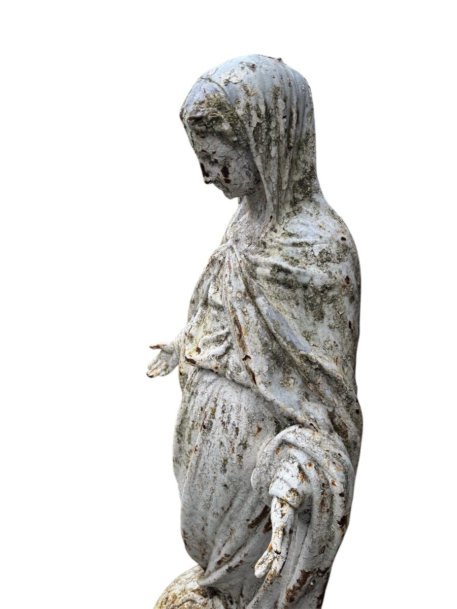 Virgin Mary Cast Iron -photo-5