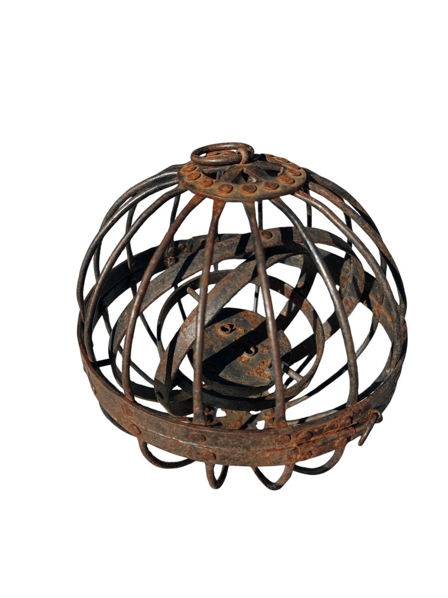 19th Century Gyroscopic Marine Lamp-photo-4