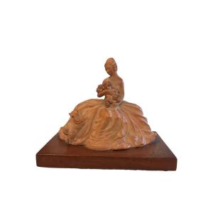 Louis XVI Style Woman Sculpture