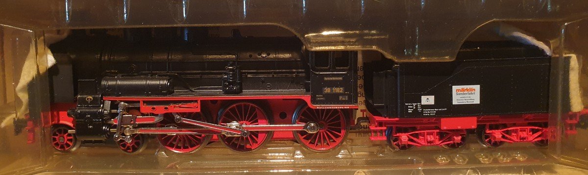 Marklin Ho Ref 3098 Locomotive 230 Type Br38 With Its Tender-photo-2