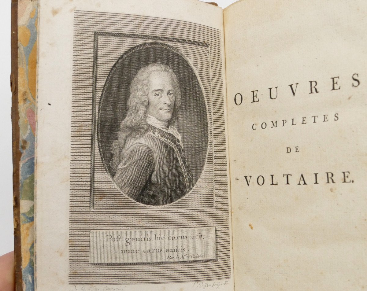 Voltaire, Œuvres Complètes, 1785 [kehl], 83 Tomes / 94, Richement Ornés.-photo-6