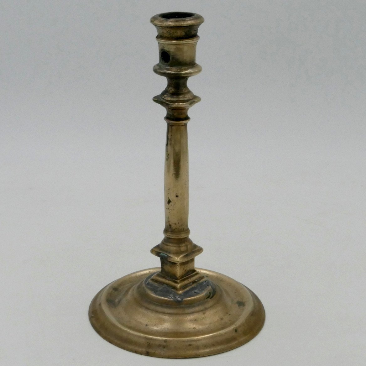 Candlestick “à La Colonne”, Bronze, Late 16th Century.-photo-4