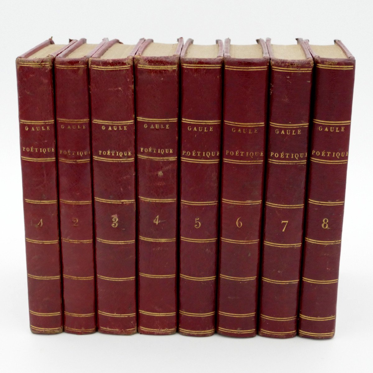 Original Edition, La Gaule Poétique, Marchangy, 1813-1817, 8/8.