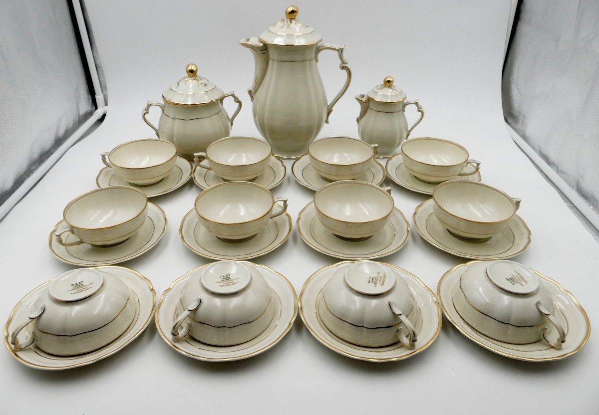 Bernardaud Limoges, Modèle Louis XV, 123 Pièces, Important Service De Table.-photo-4