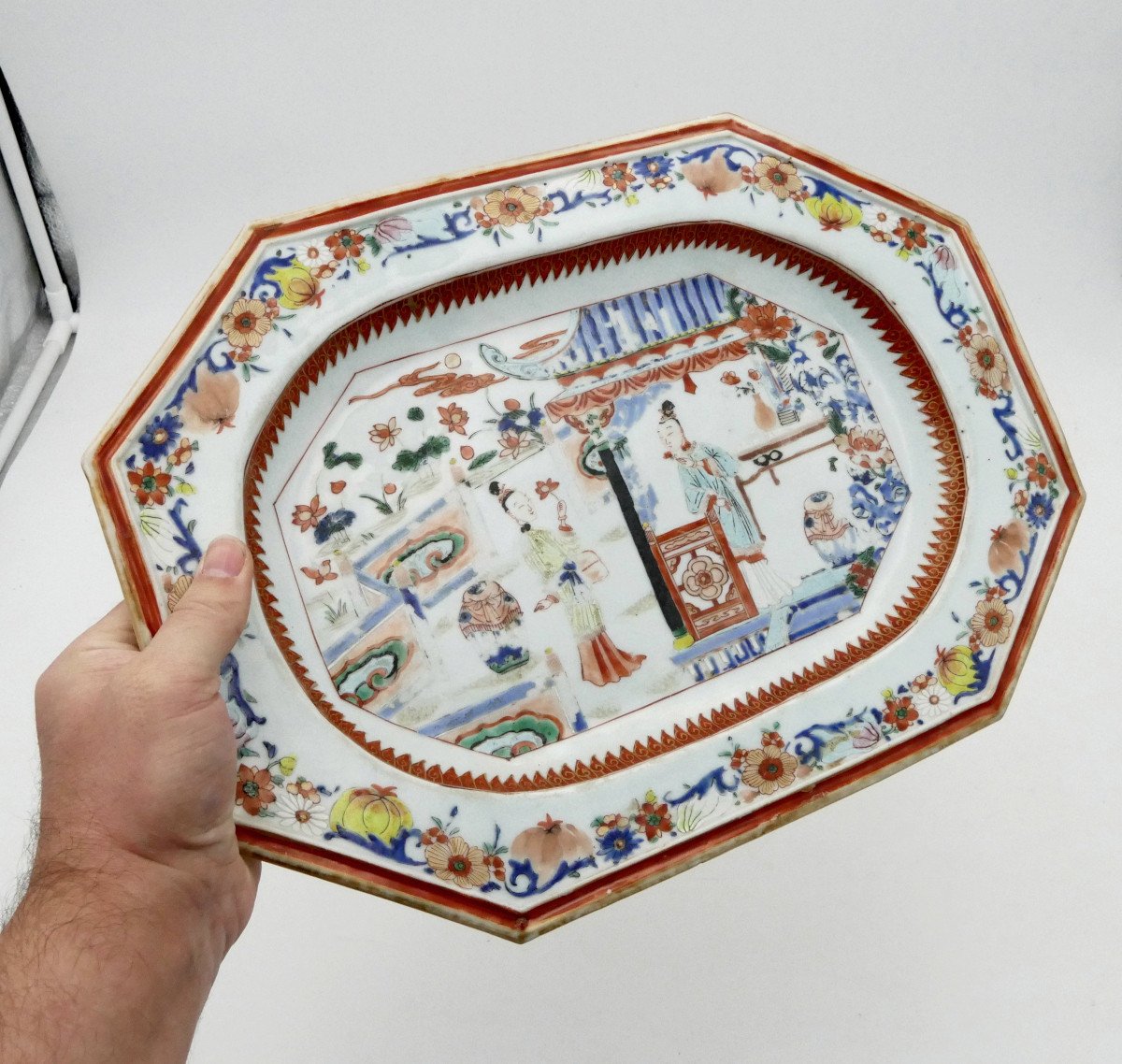 [rare] China, Yongzheng Period (1723 -1735), Porcelain Dish, 18th Century.-photo-6