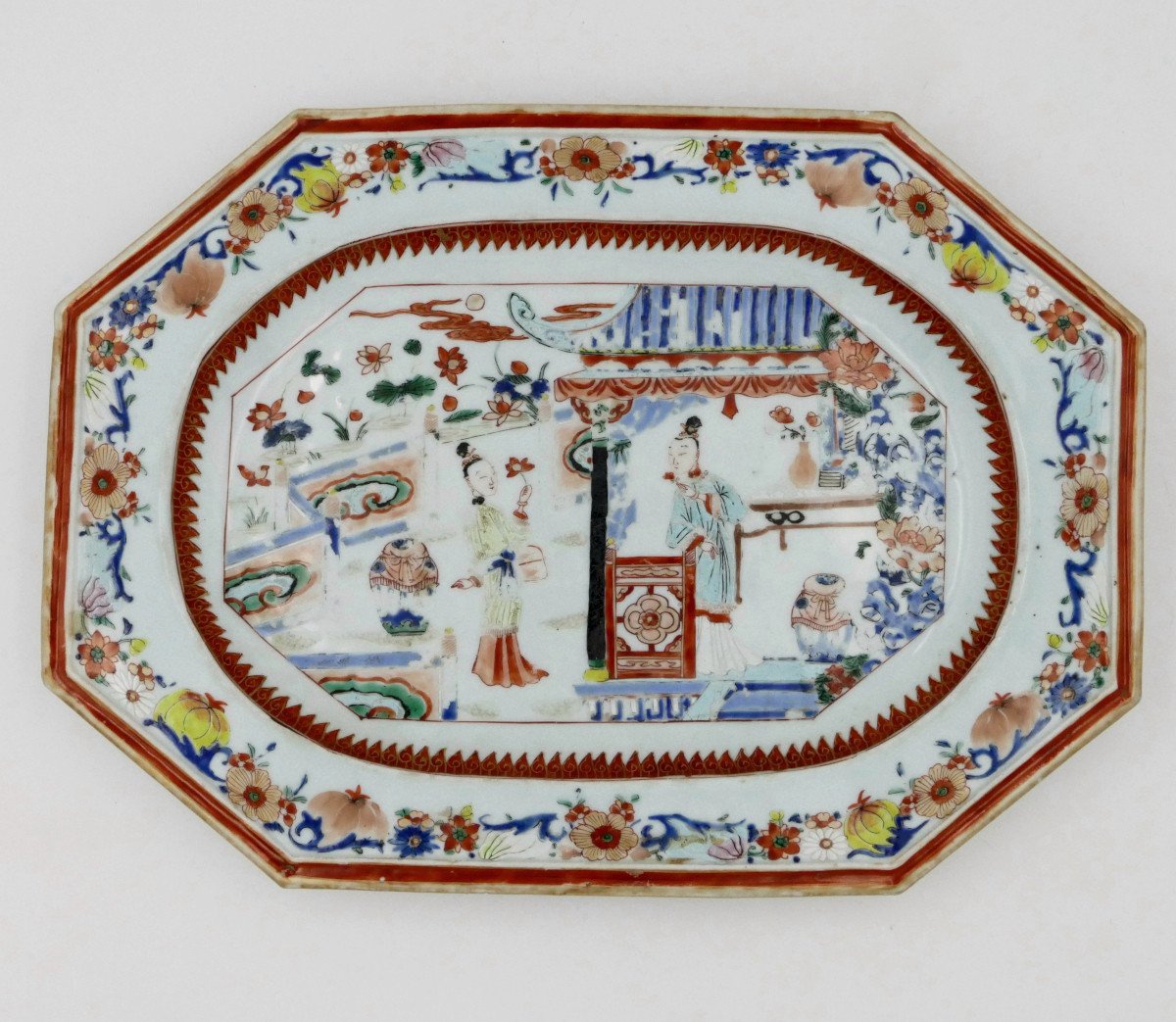 [rare] China, Yongzheng Period (1723 -1735), Porcelain Dish, 18th Century.