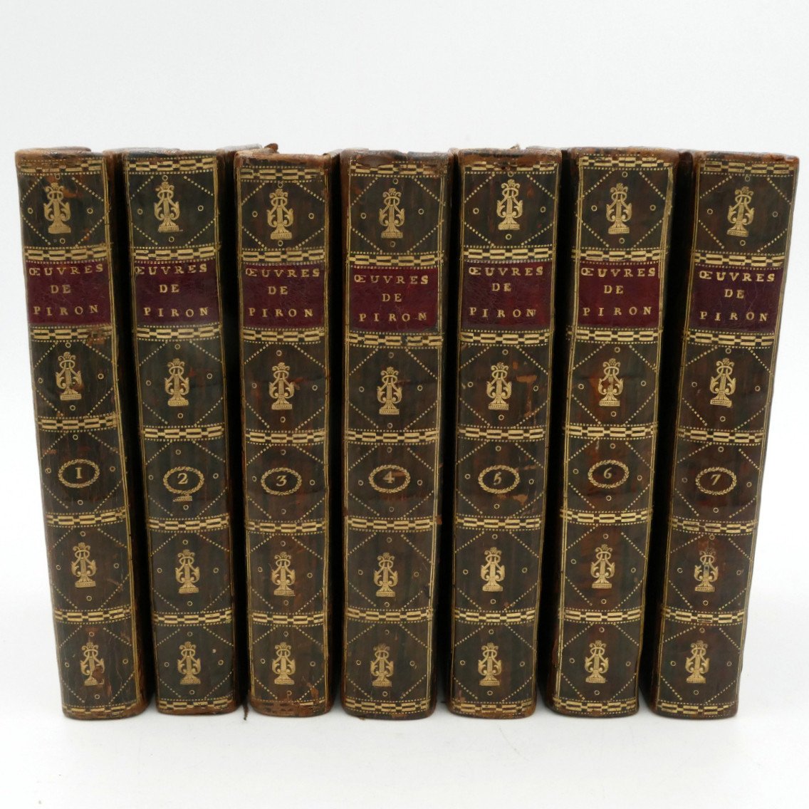 Piron, &OElig;uvres Compl&egrave;tes, 1776, 7/7 Volumes, Complet.-photo-2