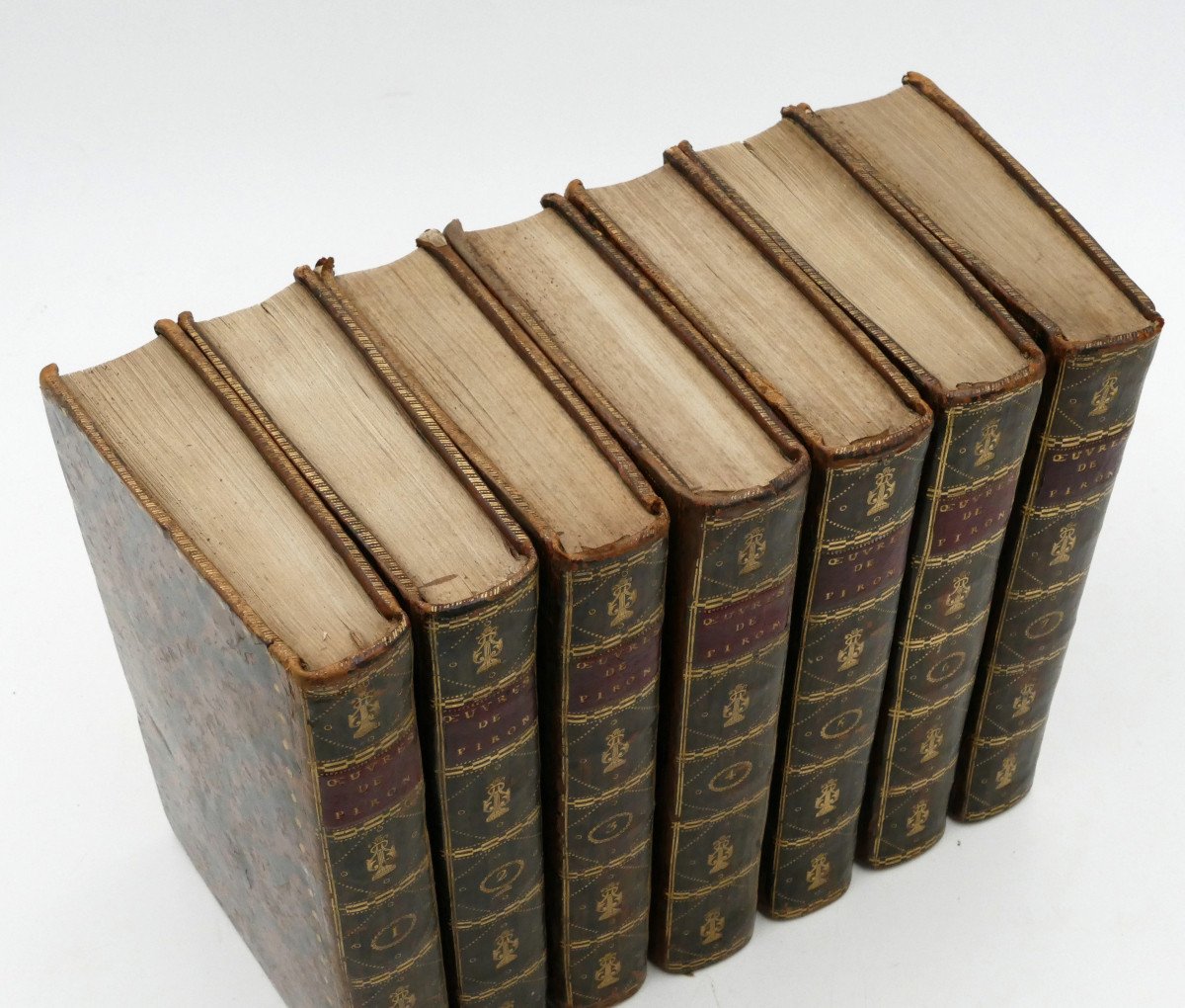 Piron, &OElig;uvres Compl&egrave;tes, 1776, 7/7 Volumes, Complet.-photo-3