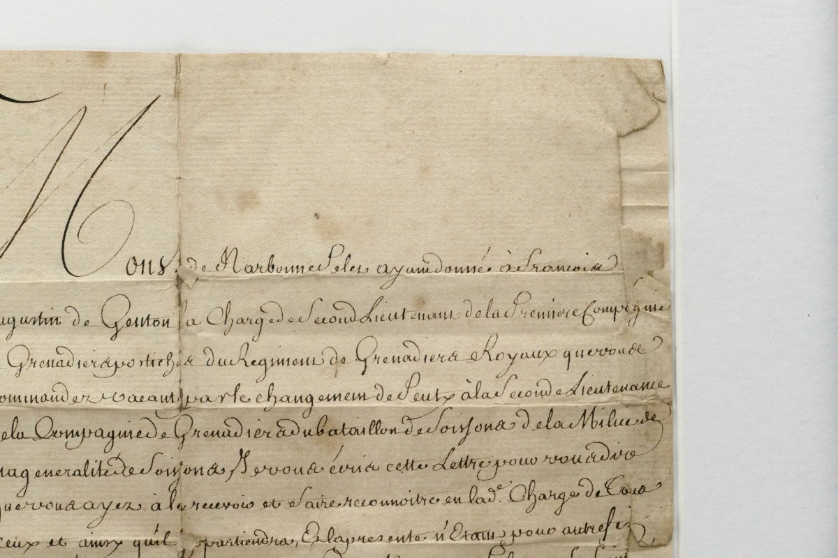 Louis XV, Letter Signed [secretary By Hand], Versailles, March 11, 1762.-photo-3