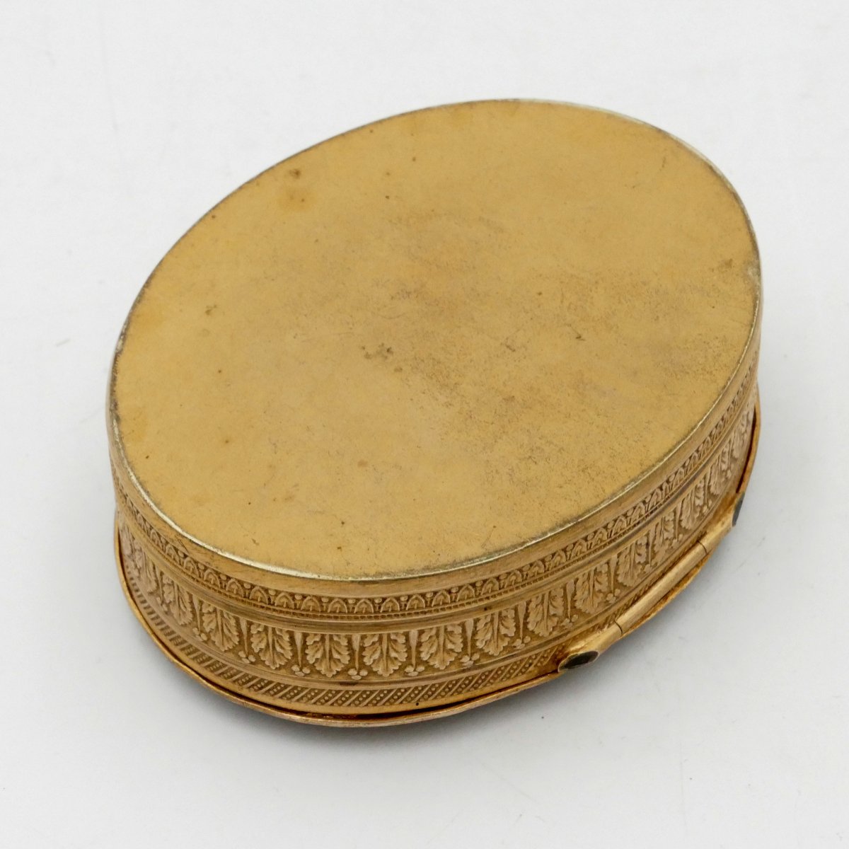 Napoleon III Jewelry Box Decorated With A Miniature, Empire Style, Bronze, And Brass.-photo-5