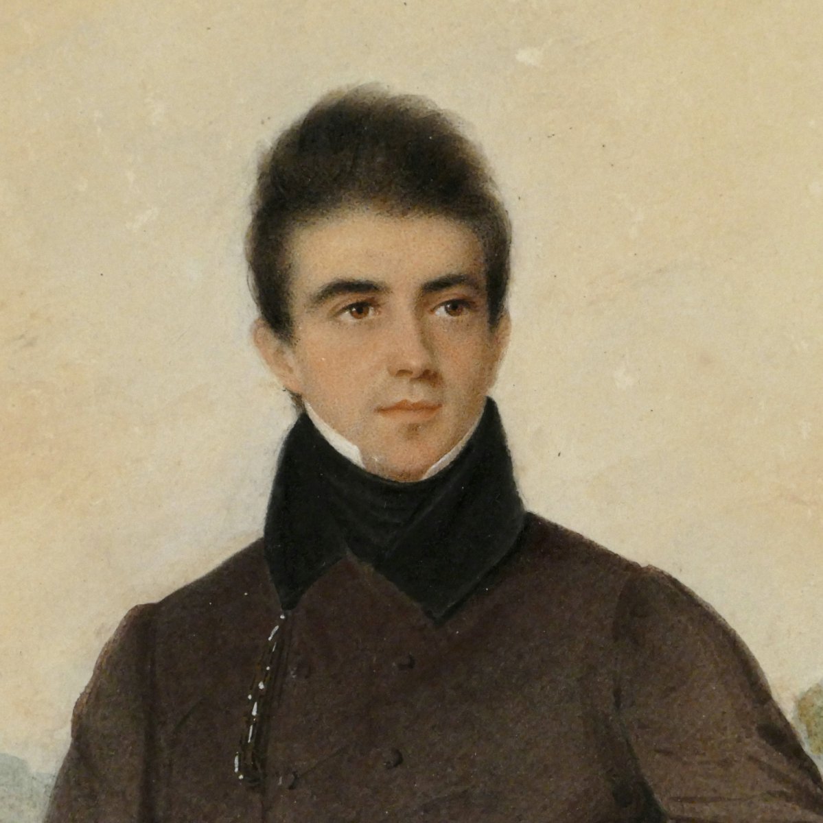 Joseph Gaye, Portrait d'Un Beau Jeune Homme, 1854.-photo-4