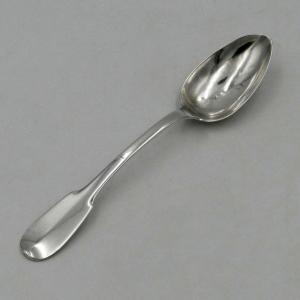 Sterling Silver Spoon, 1819–1838, Department Pyrénées-orientales Hallmark. 