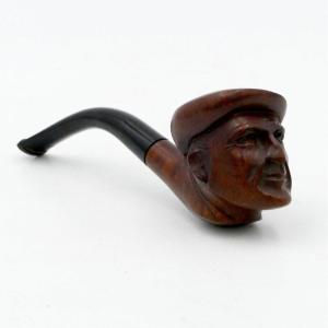 Briar Pipe “man With Beret”, 20th Century.