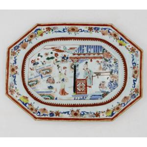 [Rare] Chine, Période Yongzheng (1723 -1735), Plat En Porcelaine, XVIIIe Siècle.