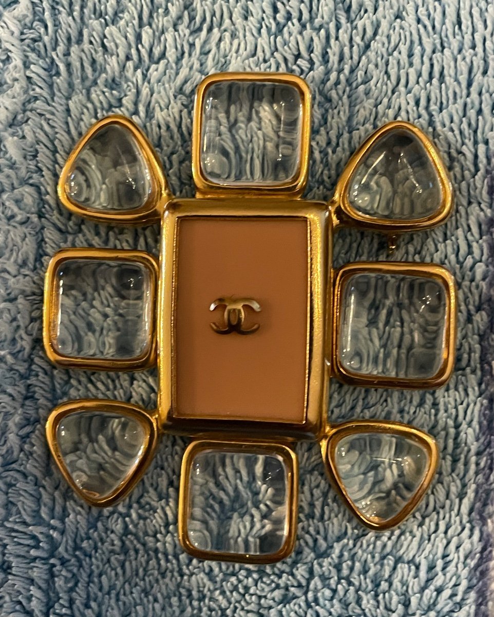 BROCHE CHANEL VINTAGE  GRIPOIX COCO CHANEL  MADE IN FRANCE  COLLECTION PRINTEMPS 1996  COUTURE-photo-3