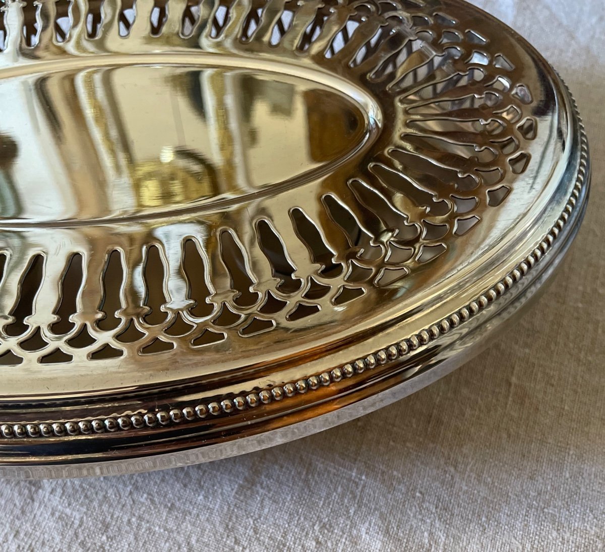 Christofle Silver-plated Metal Dish Warmer Silverware Dish Warmer Warming Table Art -photo-1