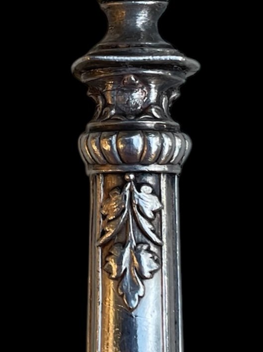 Solid Silver Hors-d'œuvre Set By The Silversmith Alphonse Debain, Minerva Hallmark  -photo-3