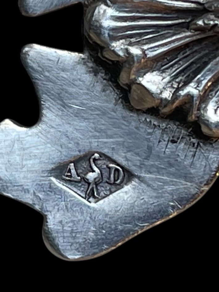 Solid Silver Hors-d'œuvre Set By The Silversmith Alphonse Debain, Minerva Hallmark  -photo-8