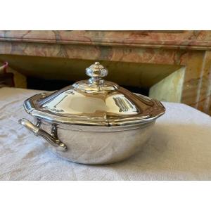 Silver-plated Vegetable Dish From Maison Ercuis Argenterie Art De La Table 