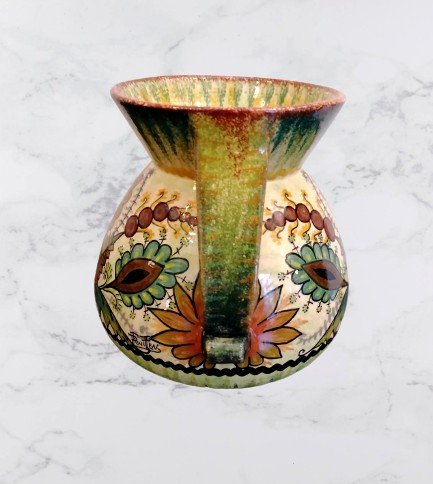 Earthenware Vase From Quimper By Paul Fouillen-photo-2