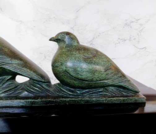 Group Of Doves In Bronze By Lemo-photo-2