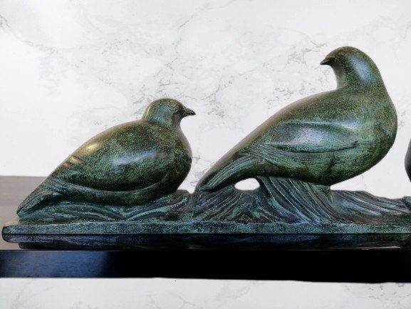 Group Of Doves In Bronze By Lemo-photo-4